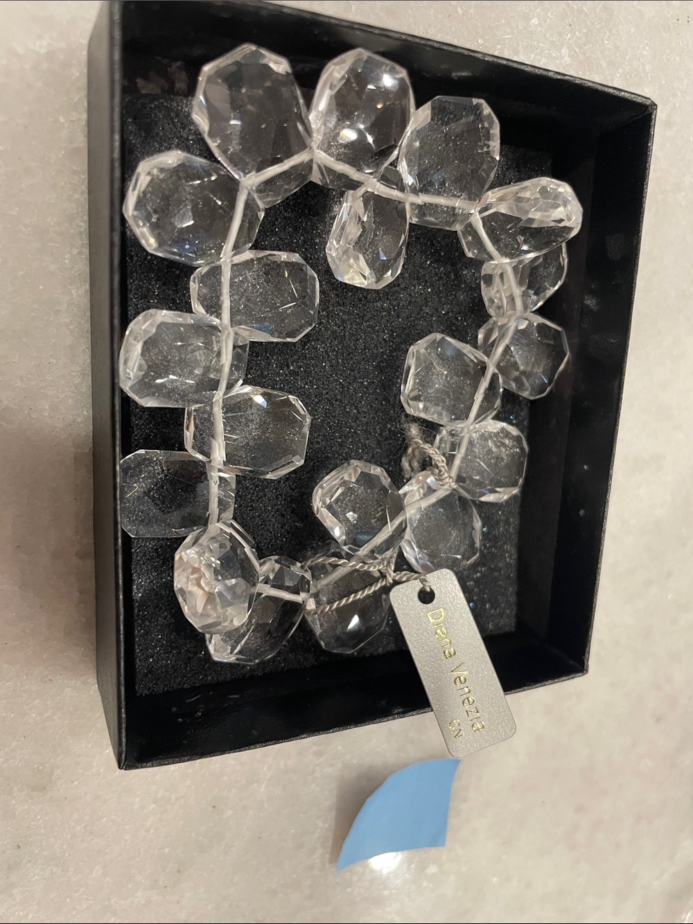 Clear Crystal Stretch Bracelet